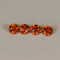 Red Orange Hessonite Garnet